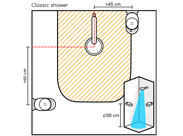 Manual Shower Dispenser