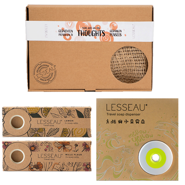 Travel Bar Soap Dispenser Gift Set